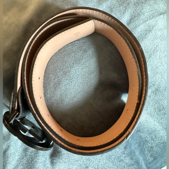 Leather GG Monogram Imprime belt main image 10